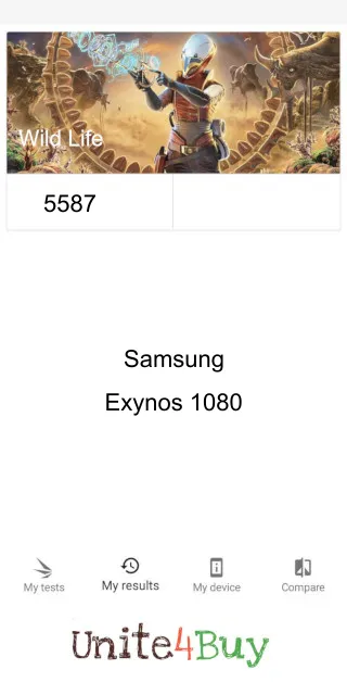 Samsung Exynos 1080: Resultado de las puntuaciones de 3DMark Benchmark
