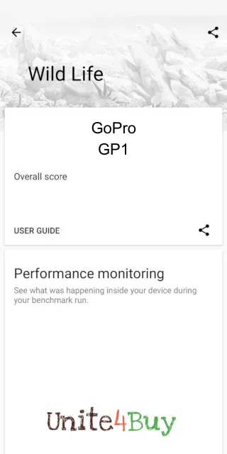 GoPro GP1 3DMark benchmark puanı