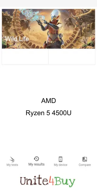 AMD Ryzen 5 4500U 3DMark Benchmark punktacja