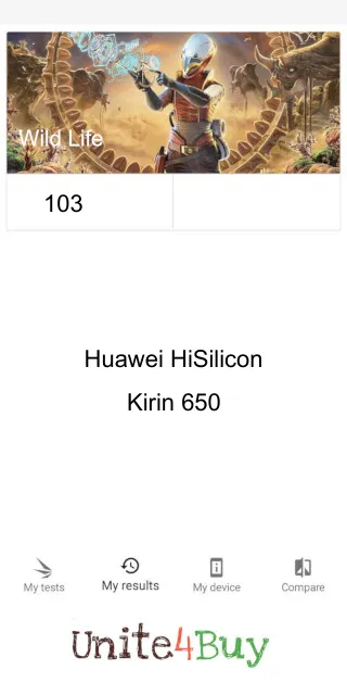 Huawei HiSilicon Kirin 650  3DMark Benchmark skóre