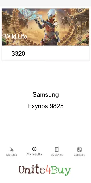 نتائج اختبار Samsung Exynos 9825 3DMark المعيارية