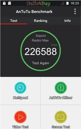 Xiaomi Redmi Max Antutu benchmark résultats, score de test