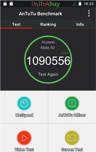 wyniki testów AnTuTu dla Huawei Mate 60