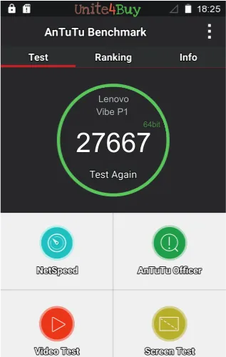 Lenovo Vibe P1 antutu benchmark punteggio (score)